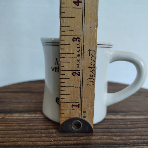 Mud Pie Creamer " A Little Coffee With Your Cream?" Small Creamer Cup - Picture 10 of 11